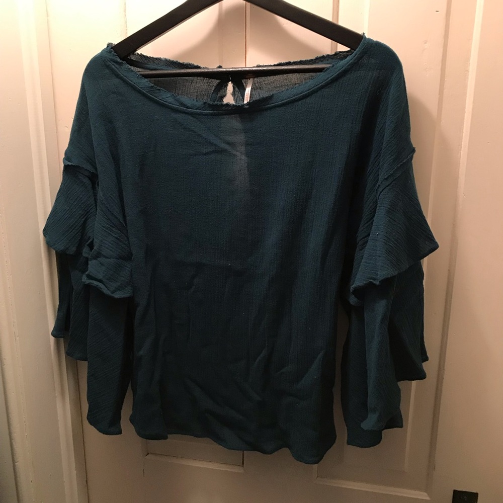 Free People Cool Cat Top, Sz S, French Rivera - Picture 3 of 6